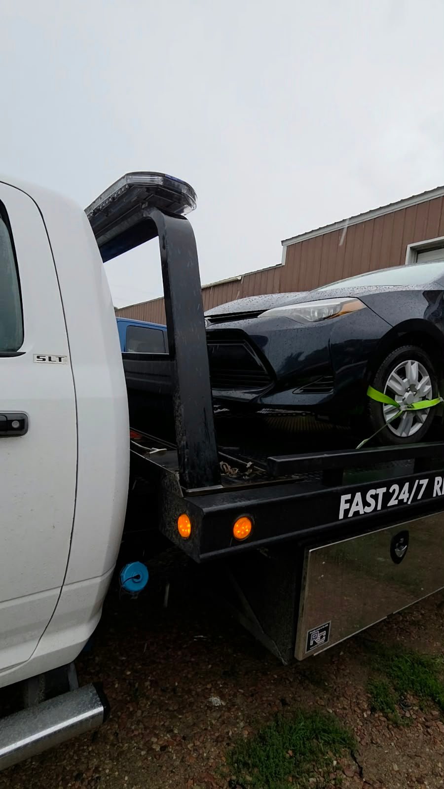 Rescue Towing LLC vehicle and towing work